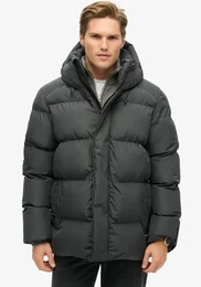 Steppjacke HOODED 5 BAFFLE SPORTS PUFFER Gr. XXXL, schwarz (ebony) Herren Jacken