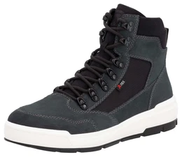 Winterboots EVOLUTION, Herren, Gr. 46, grau (grau, schwarz), Leder, Lederimitat, sportlich, Schuhe, Outdoorboots, Stiefelette, Schnrboots mit TEX-Membran