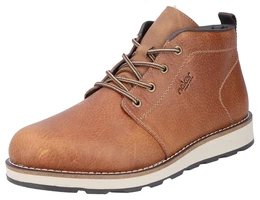 Winterboots Gr. 42, braun (cognac) Herren Schuhe Schnrboots, Casual-Stiefelette mit Innenreiverschluss, Warmfutter