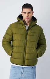 Steppjacke Hooded Jacket Gr. L, grn (olivgrn) Herren Jacken