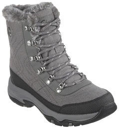 Winterboots TREGO - COLD BLUES Gr. 35, grau (grau, schwarz) Damen Schuhe Boots mit Waterproof-Ausstattung