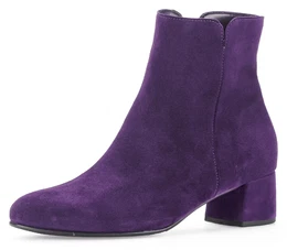 Stiefelette Gr. 36, lila Damen Schuhe Blockabsatz, Businesschuh, Ankleboots mit Best Fitting-Ausstattung