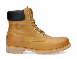 Schnrboots , Herren, Gr. 43, gelb (c1, nappa, vintage), Nubukleder, klassisch, Schuhe Schnrboots, mit gepolstertem Schaftrand
