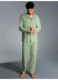 Schlafanzug , Herren, Gr. XXXL, grn (grn tea), 100% Baumwolle, Homewear-Sets