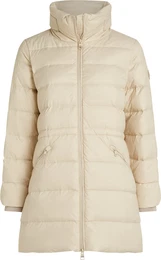 Langmantel Gr. XXXL (46), beige (classic beige) Damen Mntel mit Logoprgung