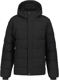 Steppjacke H STEPPJACKE BIXBY Gr. 52, schwarz (black1) Herren Jacken mit kontrastfarbenem Markenpatch am Oberarm