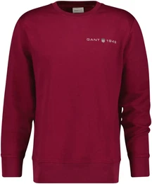 Sweatshirt PRINTED GRAPHIC C-NECK SWEAT Gr. XL, rot (rich wine) Herren Sweatshirts