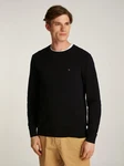 TOMMY HILFIGER Pullover 'ESSENTIAL' STEUERKREUZ schwarz