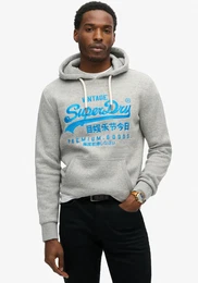 Kapuzensweatshirt NEON VL GRAPHIC HOODIE Gr. XXL, grau (athletic grey marl) Herren Sweatshirts