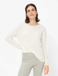 Strickpullover Style LIZ Gr. 42, blau Damen Pullover