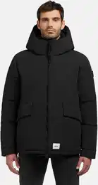Winterjacke Gero Gr. XL (54), schwarz Herren Jacken Warme Outdoorjacke mit Kapuze