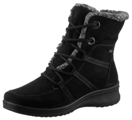Winterboots MNCHEN Gr. 39, schwarz Damen Schuhe Schnrboots, Winterstiefelette in Komfortweite H = sehr weit