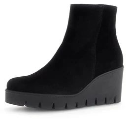 Stiefelette Gr. 35, schwarz Damen Schuhe Keilabsatz, Ankleboots, Komfortschuh mit Best Fitting-Ausstattung