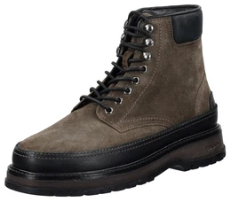 Schnrstiefel Clafton Gr. 40, grau (taupe) Herren Schuhe Business Stiefel, Schnrboots mit markantem Blockabsatz