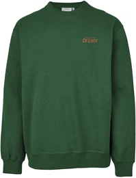 Sweatshirt Happy Starfish , Herren, Gr. L, grn (dunkelgrn), 100% Baumwolle, bedruckt, casual, normal, Rundhals, Sweatshirts, mit lockerem Schnitt