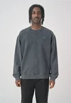 Cleptomanicx Sweatshirt Ligull Washed grau/dunkelgrau