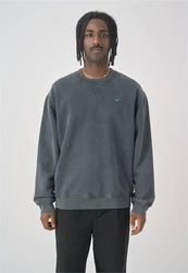Cleptomanicx Sweatshirt Ligull Washed grau/dunkelgrau