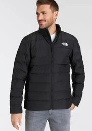 Daunenjacke ACONCAGUA 3 JACKET , Herren, Gr. XL, schwarz (tnf schwarz, npf), Softshell, Obermaterial: 100% Polyester. Wattierung: 50% Daunen, 50% Polyester, sportlich, hoch geschlossener Ausschnitt, Langarm eingesetzt elastischer Bund, Ja