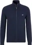 Gant Strickjacke EXTRAFINE LAMBSWOOL ZIP CARDIGAN blau/marine