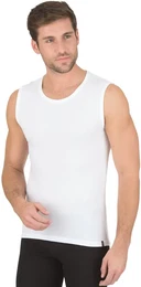 Unterhemd Ski-/Sport-Trgershirt , Herren, Gr. 4XL, US-Gren, wei, 100% Polyester (Bioactive), sportlich, rmellos, Unterhemden