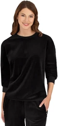 Sweatshirt Nicki-Shirt Gr. XXXL, schwarz Damen Sweatshirts