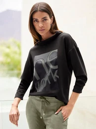 Sweatshirt Gr. 40, grn (khaki) Damen Sweatshirts