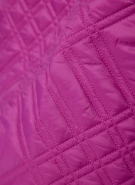 Steppweste mit Kordelzug Gr. 48, pink Damen Westen