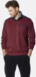 Sweatshirt Sweatshirt RIZALTIO , Herren, Gr. M, rot (dunkelrot), Obermaterial: 100% Baumwolle CO., casual, normal, ohne Ausschnitt, Sweatshirts