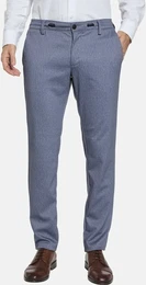 Jerseyhose Hose QUIVENA , Herren, Gr. 56, N-Gr, blau, Obermaterial: 84% Polyester PES. 11% Viskose CV. 5% Elasthan EL., regular fit, Hosen, mit Grtelschlaufen