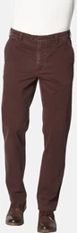 Chinohose Hose COSTILEO , Herren, Gr. 26, N-Gr, rot (dunkelrot), Obermaterial: 99% Baumwolle CO. 1% Elasthan EL., regular fit, Hosen