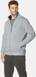 Sweatjacke Sweatjacke BENIPARI , Herren, Gr. M, grau, Obermaterial: 100% Baumwolle CO., casual, normal, ohne Ausschnitt, Sweatjacken