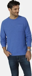 Pullunder Pullover TESSAVISTA , Herren, Gr. 54, blau (royal blau), Obermaterial: 100% Baumwolle CO., unifarben, casual, normal, Rundhals, Langarm, Pullover, im lssigen Look