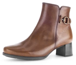 Stiefelette St.Tropez Gr. 37, braun (cognac used) Damen Schuhe Blockabsatz, Ankleboots, Komfortschuh, Weite G (= weit)
