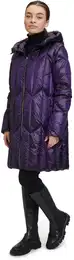 Steppjacke Daunen-Steppjacke mit Kapuze Gr. 42, sweet plum Damen Jacken