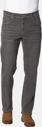 5-Pocket-Jeans Jeans TIMOLEZZI , Herren, Gr. 27, N-Gr, grau (dunkelgrau), Obermaterial: 61% Baumwolle CO. 37% Polyester PES. 2% Elasthan EL., casual, regular fit, Jeans, im Five-Pocket-Design