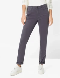 5-Pocket-Hose Style MARY Gr. 44L (88), Langgren, grau Damen Hosen