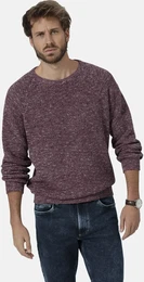 Pullunder Pullover VARZETTI Gr. 58, rot (rot melange) Herren Pullover im eleganten Strickdesign
