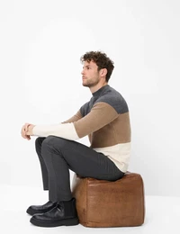5-Pocket-Hose Style COOPER , Herren, Gr. 38, Lnge 36, grau, 53% Baumwolle, 29% Polyester, 16% Viskose, 2% Elasthan, Hosen