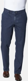 Stretch-Jeans Jeans CARLIDESTI , Herren, Gr. 29, N-Gr, blau, Obermaterial: 98% Baumwolle CO. 2% Elasthan EL., casual, regular fit, Jeans, mit modischen Bundfalten