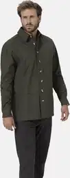 Langarmhemd Hemd LUCIDELMO , Herren, Gr. XL, grn (oliv), Obermaterial: 100% Baumwolle CO., Langarm, Hemden, mit Hornimitatknpfen