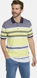 Poloshirt Poloshirt TORINELLA , Herren, Gr. 58, gelb (gelb gestreift), casual, regular fit normal, ohne Ausschnitt, Kurzarm, Shirts, mit farbigen Querstreifen