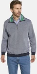Babista Sweatshirt MODASTILO mit feiner Oberflächenstruktur blau/dunkelblau