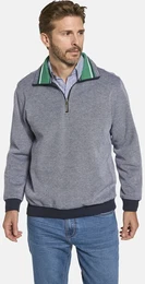 Sweatshirt Sweatshirt MODASTILO , Herren, Gr. L, blau (dunkelblau), Obermaterial: 100% Baumwolle CO., casual, normal, ohne Ausschnitt, Sweatshirts, mit feiner Oberflchenstruktur