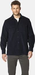 Langarmhemd Cordhemd MIOTELLI , Herren, Gr. XXL, weit, blau (dunkelblau), Obermaterial: 100% Baumwolle CO., Langarm, Hemden
