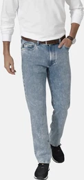 5-Pocket-Jeans Jeans TORENZA , Herren, Gr. 52, N-Gr, blau (hellblau), Obermaterial: 86% Baumwolle CO. 13% Polyester PES. 1% Elasthan EL., casual, regular fit, Jeans, aus umweltschonenden Garnen