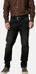 5-Pocket-Jeans Jeans ROSVENTO , Herren, Gr. 29, N-Gr, schwarz, Obermaterial: 98% Baumwolle CO. 2% Elasthan EL., casual, regular fit, Jeans, im 5 Pocket-Design