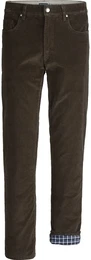 Thermohose Thermohose LUNUNO , Herren, Gr. 54, braun, Obermaterial: 98% Baumwolle CO. 2% Elasthan EL., regular fit, Hosen, mit wrmenden Thermofutter