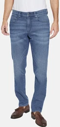 5-Pocket-Jeans Jeans RIVARETTO , Herren, Gr. 58, N-Gr, blau, Obermaterial: 78% Baumwolle CO. 20% Polyester PES. 2% Elasthan EL., casual, regular fit, Jeans, im modischen 5-Pocket Stil