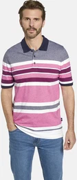 Poloshirt Poloshirt TORINELLA , Herren, Gr. 56, rot (rot gestreift), casual, regular fit normal, ohne Ausschnitt, Kurzarm, Shirts, mit farbigen Querstreifen