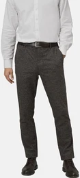 Anzughose Hose VIVIANO , Herren, Gr. 58, grau, Obermaterial: 97% Baumwolle CO. 3% Elasthan EL., regular fit, Hosen, mit flexiblen Rundumgummibund